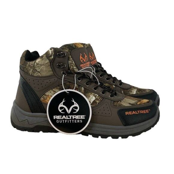 Realtree Outfitters Trace Boots Camouflage Brown Mens Size 13 Fishing Hunting - Picture 2 of 8